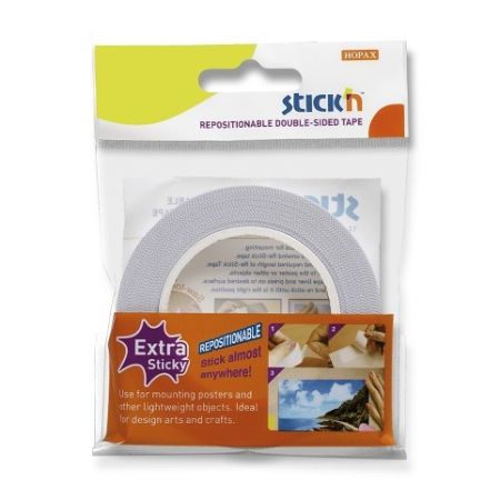 Oboustranná lepicí páska Hopax Stick’n Re-Stick Tape - 25 mm x 12 m