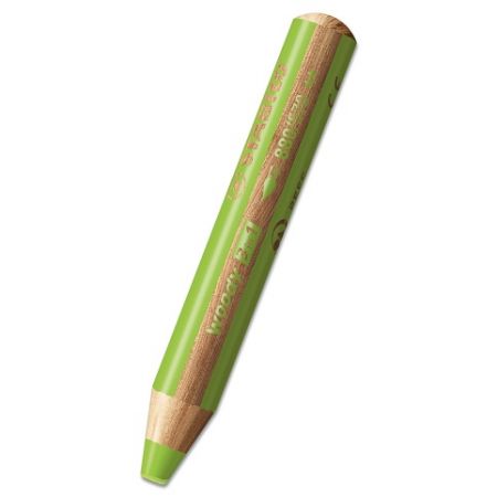 Pastelka STABILO woody 3 in 1 - světle zelená
