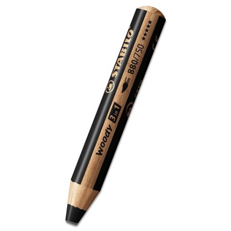 Pastelka STABILO woody 3 in 1 - černá