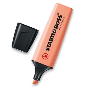 Zvýrazňovač STABILO BOSS ORIGINAL Pastel - oranžový