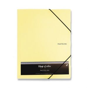 3chlopňové desky Pastelini, A4 - žluté