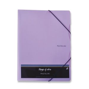 3chlopňové desky Pastelini, A4 - fialové