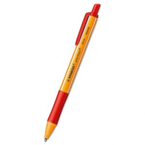 Kuličkové pero STABILO pointball - červená