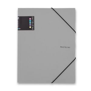 3chlopňové desky Pastelini, A4 - šedá