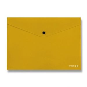Spisovka s drukem Verde, A5 - hořčice