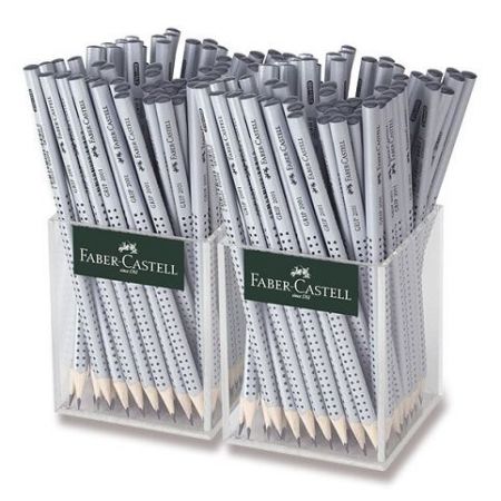 Grafitová tužka Faber-Castell Grip 2001 - tvrdost HB, stojánek, 144 ks