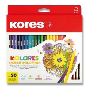 Pastelky Kores Kolores Mandalas - 50 barev