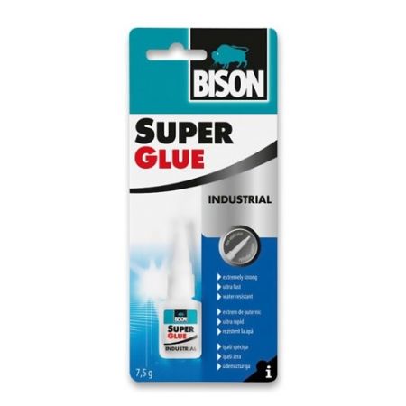 Vteřinové lepidlo Bison Super Glue Profi - 7,5 g