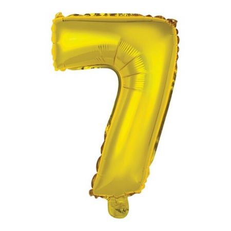 Nafukovací číslice zlaté - 7