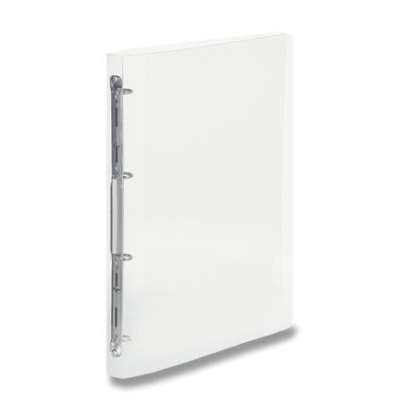 4kroužkový pořadač Transparent, A5, 25 mm - průhledný