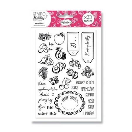 Razítka Stampo Hobby - Marmeláda, 35 ks