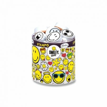 Razítka Stampo Smiley - Smajlíci, 38 ks