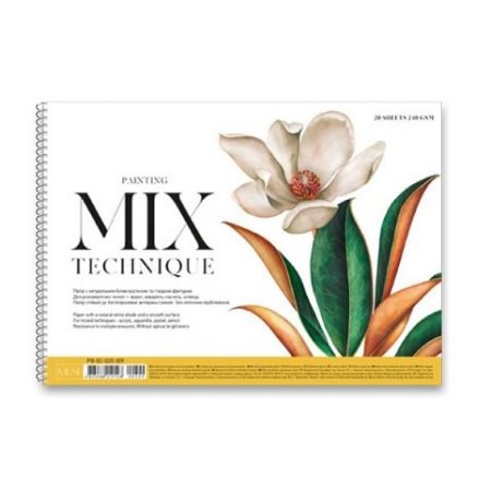 Skicák Shkolyaryk Muse Mix Technique - A4, 20 listů