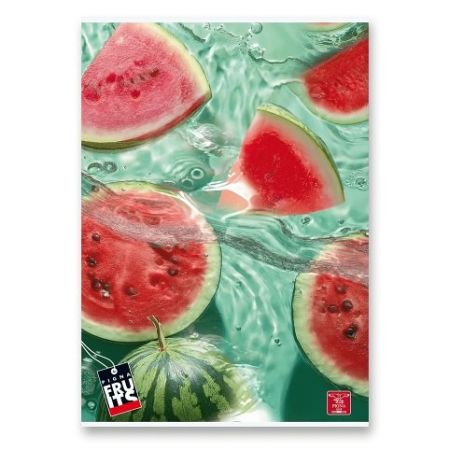 Školní sešit Pigna Fruits - A4, linkovaný, 42 listů, mix motivů