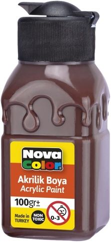 Barva akrylová 100g hnědá NC-2016