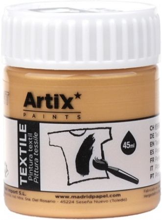 Barva na textil 45ml zlatá PP652-1