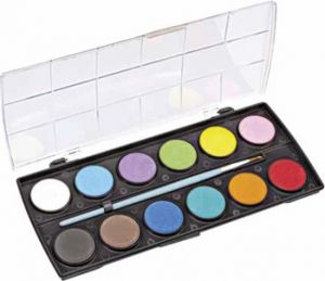 Barvy vodové 28mm 12ks NC-237