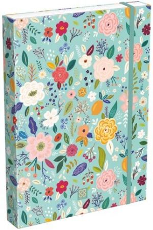 Box na sešity A4 Cornell Flower 24