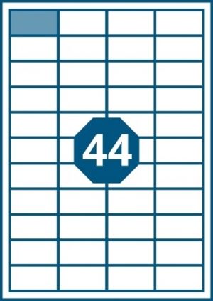 Etikety A4 48,5 x 25,4 44ks