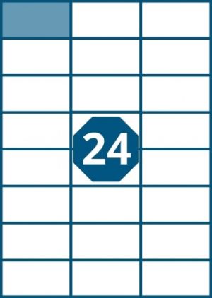 Etikety A4 70,0 x 37,0 24ks