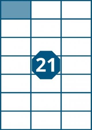 Etikety A4 70,0 x 42,4 21ks