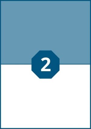 Etikety A4 210,0 x 148,0 2ks