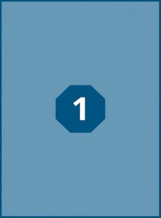 Etikety A4 210,0 x 297,0 1ks