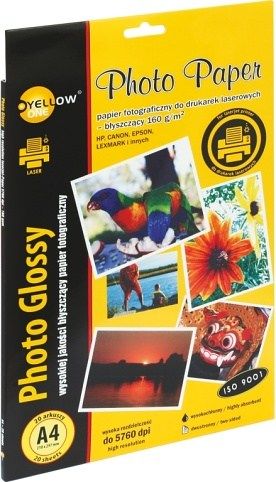 Fotopapír pro laser.tisk A4 160g 20ks lesklý 150-1377