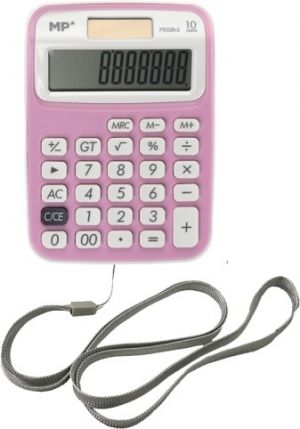 Kalkulačka MP 10 míst růžová PE026-2 blistr