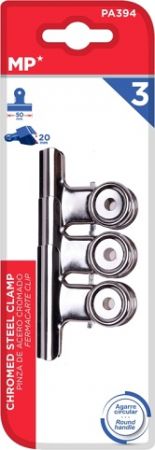 Klip dopisní 50mm chrom MP PA394 blistr