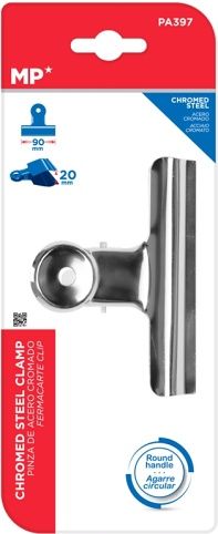 Klip dopisní 91mm chrom MP PA397 blistr