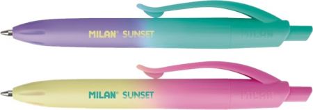 Kuličkové pero Milan P1 touch mini Sunset modré