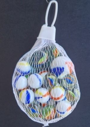 Kuličky skleněné 25mm 16mm 26ks