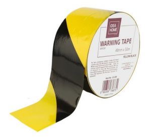 Páska výstražná nelepící žluto černá pruh 48 x 50 111180