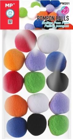 Pom poms 25mm PM201