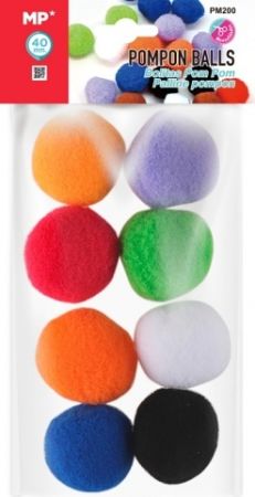 Pom poms 40mm PM200