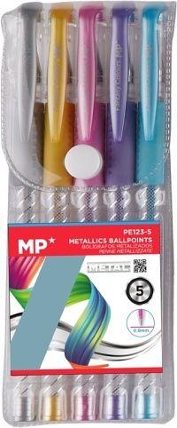 Popisovač gel metallic 5ks PE123-5