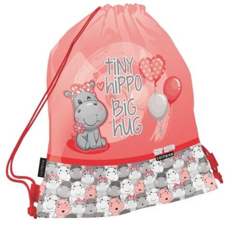 Sáček na cvičky Lollipop Thiny Hippo 24