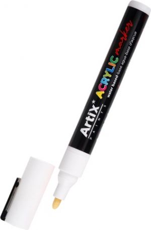 Značkovač akrylový bílý MP kul.hrot PP922-26