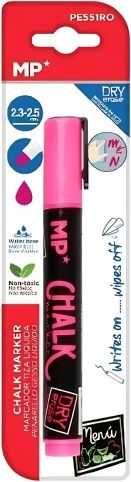 Značkovač křídový růžový MP kul.hrot PE551RO blistr