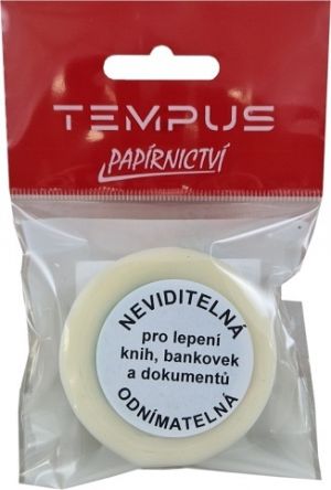 Lepící páska 19 x 33 invisible bankovní Tempus