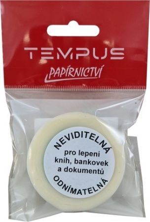 Lepící páska 19 x 33 invisible bankovní Tempus