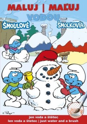 Omal.A5 maluj vodou Šmoulové (zimní)