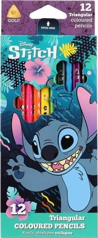 Pastelky Colorino trojhranné 12ks Stitch