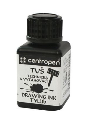 Tuš černá 18g techn. a vytahovací 0095 lahvička