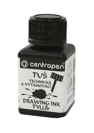 Tuš černá 18g techn. a vytahovací 0095 lahvička