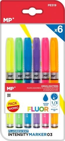 Zvýrazňovač MP 6ks PE519