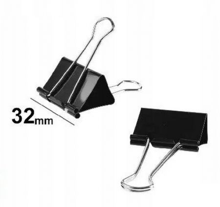 Klip Binder černý 32mm PA482-03