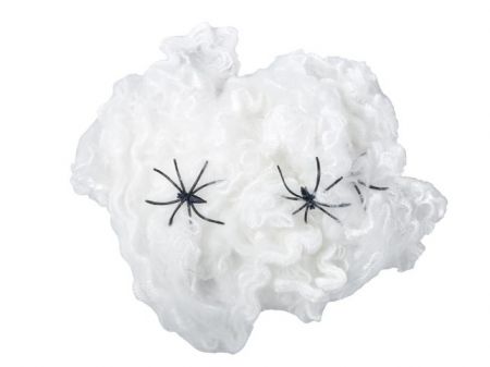 Pavučina svítící s pavouky 28g