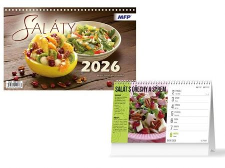 Kalendář 2026 stolní Saláty